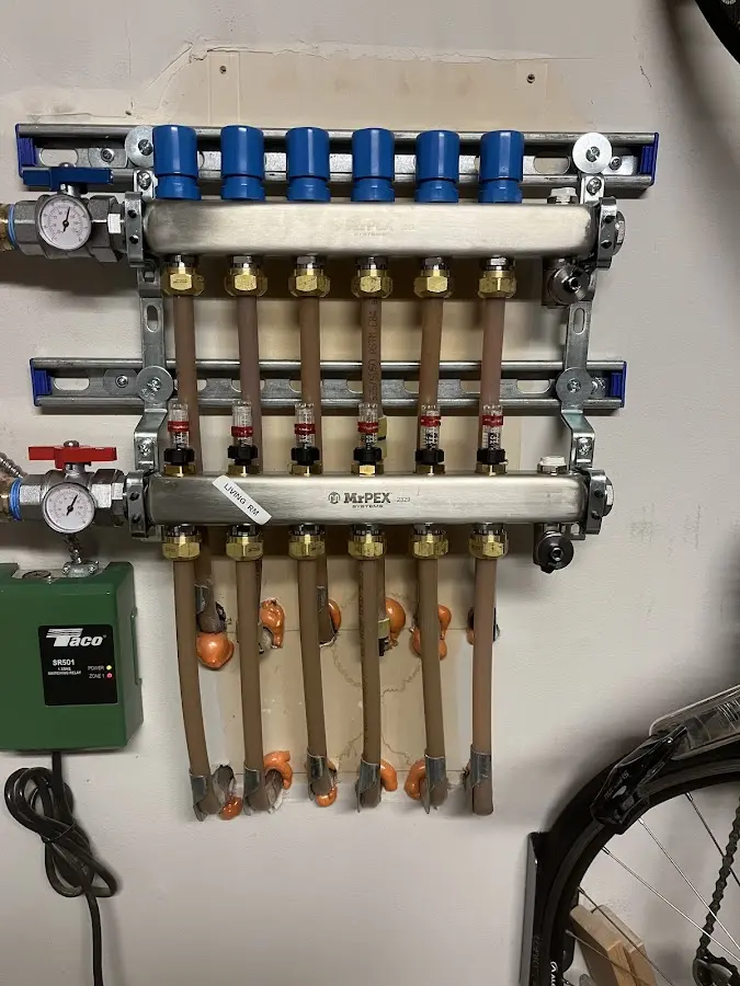 Plumber performing Gas Leak Detection at a residential property in Georgetown